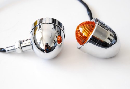 Panhead Chrome Turn Signal Universal Cruiser Chopper Custom Bobber Cafe Racer Xl