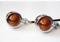 Panhead Chrome Turn Signal Universal Cruiser Chopper Custom Bobber Cafe Racer Xl