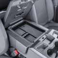 2pcs Center Console Organizer Tray For 2019-2026 Chevy Silverado Gmc Sierra 1500 And 2020-2026 Sierra 2500hd 3500hd Accessories 
