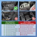 2pcs Center Console Organizer Tray For 2019-2026 Chevy Silverado Gmc Sierra 1500 And 2020-2026 Sierra 2500hd 3500hd Accessories