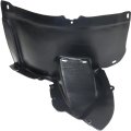 Front Driver Side Fender Liner Section For Volkswagen Passat 2006 2007 2008 2009 2010 Black Plastic Replacement Vw1250112 