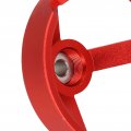 3 In 1 Vertical Hole Punch Locator Aluminum Alloy With 6 Drill Bushings For Woodworking Punching Red