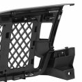 Ch1200363 Factory Style Front Bumper Grill Grille Assembly Compatible With Jeep Grand Cherokee Overland 2011-2013 Chrome Black