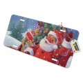 Graphics More Christmas Holiday Santa Sleigh Ready To Go Novelty Metal Vanity Tag License Plate