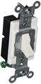 Leviton Csb1-20w 20-amp 120 277-volt Toggle Single-pole Ac Quiet Switch Commercial Grade Grounding White Grey 