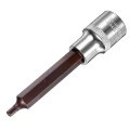 1 2 Drive X H4 4mm Hex Bit Socket S2 Steel Bits Cr-v Sockets 4 Length Use With Ratchet Wrench Slide Bar Extension Rod
