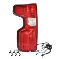 Tail Light Beake Lamp For Chevy Silverado 1500 2019-2023 Fit 2500hd 3500hd 2020-2023 Halogen Type Only Not Fit W Factory Led 