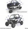 Polaris Rzr Decal-door Upr Top Rh E99bk E99ak Genuine Oem Part Qty 1