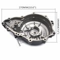 Httmt- Crankcase Stator Engine Cover W Gasket Compatible With 19-21 Cbr 500r 19 21 Cb 500f P N Mt313-068b-bk