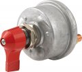 Quickcar Racing Products 55-009 Red 2-1 High X 2 Handle Wide Battery Master Disconnect Switch With Mounting Panel 