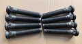 8pcs M14x1 50 Rear Serrated Wheel Stud Bolts 610-784 15 8mm Knurl 79 5mm Uhl Length Replacement For 2012-2025 Dodge Ram 3500 A 