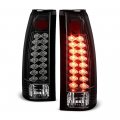 Acanii For 1988-1998 Chevy Silverado Gmc Sierra Suburban Tahoe Black Led Tail Lights Brake Lamps Pair Set Left Right