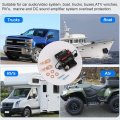 300 Amp Auto Car Stereo Audio Circuit Breaker Kit With Waterproof 12-48vdc Manual Reset Inline Fuse Inverter For Marine
