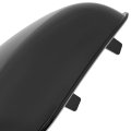 Hecasa Pair Hood Mirror Cover For 2008-2017 Freightliner Cascadia Front Outside Cap Trim Plastic Abs Gloss Black Driver