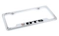 Cadillac Dts Chrome Plated Metal Bottom Engraved License Plate Frame Holder