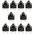 Baomain 15a Circuit Breaker Thermal Overload Protector S11 Series 125 250vac 65vdc Manual Reset Breakers Black Ul Ce Listed