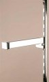 Chrome Bracket 12 Inch For Dimensional Hangrail Set Of 8 