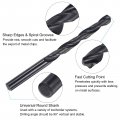 Uxcell Metric Tap And Drill Bit Set M10 X 1 25 Thread 8 8mm Black Oxide Twist Straight Flute Tapping Threading Repair Tool Kit
