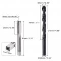Uxcell Metric Tap And Drill Bit Set M10 X 1 25 Thread 8 8mm Black Oxide Twist Straight Flute Tapping Threading Repair Tool Kit