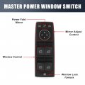 X Autohaux Front Master Driver Side Power Window Switch 1669054400 Replacement For Mercedes-benz Ml350 2012 2013 2014 2015