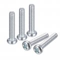 2-56x1 2 Pan Head Phillips Machine Screws 50pcs Zinc Plated Carbon Steel Cross Fully Threaded Bolts 