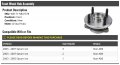 Front Wheel Bearing Hub Assembly 4-studs Compatible With 2003-2007 Saturn Ion Non-abs Brakes