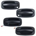 Deal New 4pcs Front Rear Left Right Side Textured Black Exterior Door Handle Replacement Kit Fit 99-06 Silverado Sierra 07 Old 