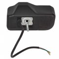 Hecasa Universal Trunk Snow Plow Lights Kit Plastic Clear Lens Chrome Housing Replacement For 80888