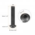 Uxcell M8x40mm Hex Socket Button Head Cap Bolts Screws Alloy Steel 10pcs