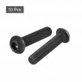 Uxcell M8x40mm Hex Socket Button Head Cap Bolts Screws Alloy Steel 10pcs