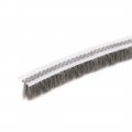 Uxcell Brush Weather Stripping Adhesive Felt Door Seal Strip Weatherstrip Sweep For Window 197 Inch L X 0 31 W 5000mm 8mm Gray