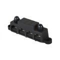 Munirater 4 Post Bus Bar 250a 12v Power Distribution Block With Cover 5 16 Replacement For Marine Automotive And Wiring