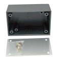 Plastic Enclosure Box With Aluminum Top 3 25 In X 2 1 375 Abs Utility Case For Electronic Projects Model 64-8922 Compact Style 