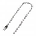 Uxcell Stainless Steel 304 Bead Ball Chain Keychain 2 4mm By 4 Inches 10pcs