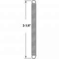 Handyman Springs Sp 9666 Extension Spring Steel Construction Nickel-plated Finish 0 025 Ga X 1 4 In 3-1 Closed Single Loop 2