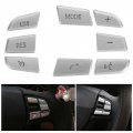 Steering Wheel Button Stickers 8pcs Trim Cover Cap Sticker Inner Decoration Replacement For X1 X3 X5 F10 F20 F30 F34 F25 E70