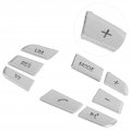 Steering Wheel Button Stickers 8pcs Trim Cover Cap Sticker Inner Decoration Replacement For X1 X3 X5 F10 F20 F30 F34 F25 E70