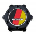 Vms Racing Black Oil Cap Power Bry Emblem In Billet Aluminum Compatible With Bmw E38 E65 E66 E67 7 Series 740i 740il 745i 745il