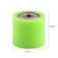 Qiilu 8mm Drive Chain Pulley Roller Slider Tensioner Wheel Guide For Street Bike Motorcycle Atv 8mm-green