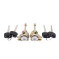 Pair Front Door Lock Cylinder Tumbler Keys Set For Toyota Tacoma 2009-2015 Matrix Corolla 2009-2013 Camry 2009-2011 Left Driver 