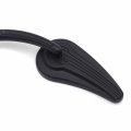 Httmt Custom Aluminum Raindrop Shape Tailfin Mirrors Compatible With H-d Cvo Road King Softail Street Glide Fat Bob Black