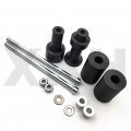 Smt-no Cut Frame Slider Protector Compatible With 2003 2004 2005 2006 Kawasaki Z1000 Black B00ruekj7i
