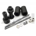 Smt-no Cut Frame Slider Protector Compatible With 2003 2004 2005 2006 Kawasaki Z1000 Black B00ruekj7i