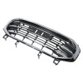 Front Bumper Grille Assembly With Chrome Bar Frame Replacement For 2018-2021 Terrain Sport Utility 4-door
