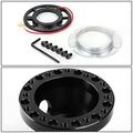 Steering Wheel 6-hole Hub Adaptor Kit For Civic Integra Del Sol Aluminum Black