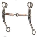 Western Ss Copper Roller Snaffle Training Bit 