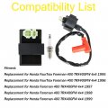 Wflnhb Ignition Coil Spark Plug Cdi Box Replacement For Hondaeman 400trx400fw 1997-2003 For Fourtrax Foreman 400 Trx400fw