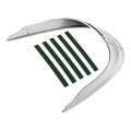 Rear Fender Mudguard Extension For Bmw R18 B And Transcontinental 2021 2025 Chrome Abs Plastic