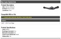 Rear Lower Control Arm Compatible With 2007-2010 Ford Edge