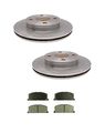 Front Disc Rotors Brake Pads 3290 Cd242 Replacement Part For Toyota Tercel 91-98 Paseo 96-99 